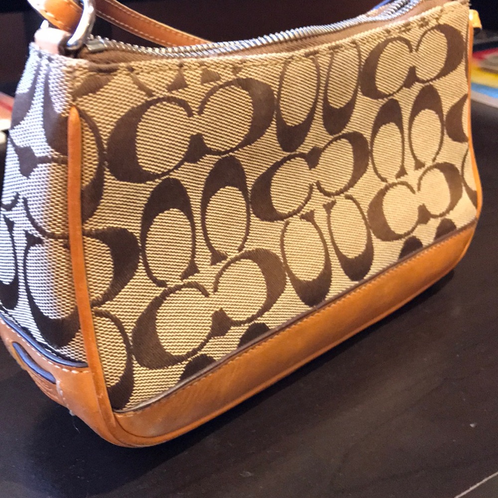 Brown coach bag